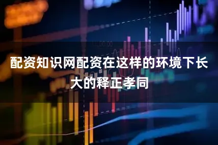 配资知识网配资在这样的环境下长大的释正孝同