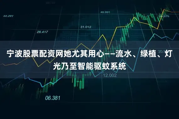宁波股票配资网她尤其用心——流水、绿植、灯光乃至智能驱蚊系统