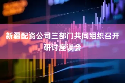 新疆配资公司三部门共同组织召开研讨座谈会
